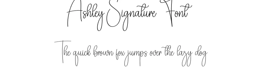 Ashley Signature Font by creativeletter — Script Handwritten Font