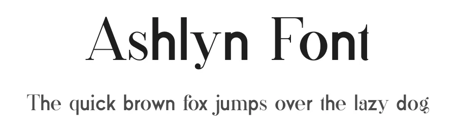 Ashlyn Font by vpcreativeshop — Sans Serif Font