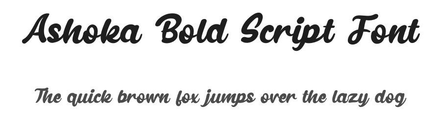 Ashoka Bold Script Font by andikastudio — Script Handwritten Font