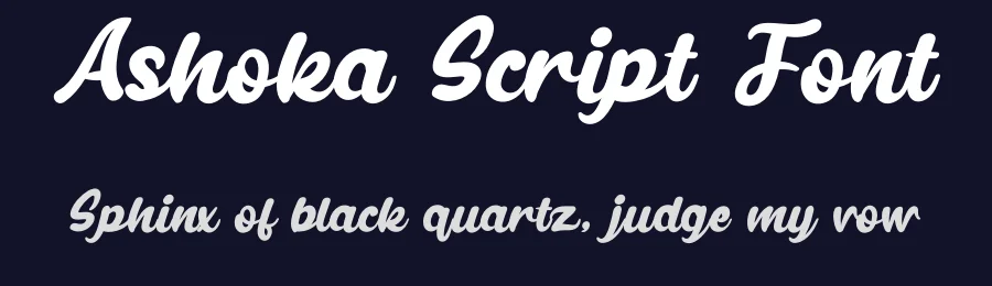 Ashoka Script Font by andikastudio — Script Handwritten Font — thumbnail 2