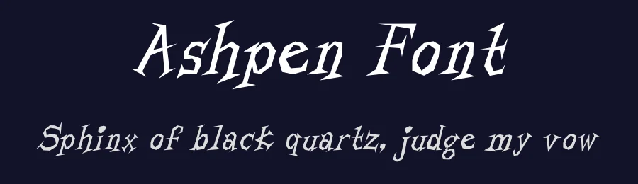 Ashpen Font by HipFonts — Display Font — thumbnail 2