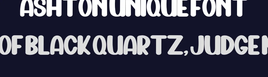 Ashton Unique Font by inermediaSTUDIO — Display Font — thumbnail 2