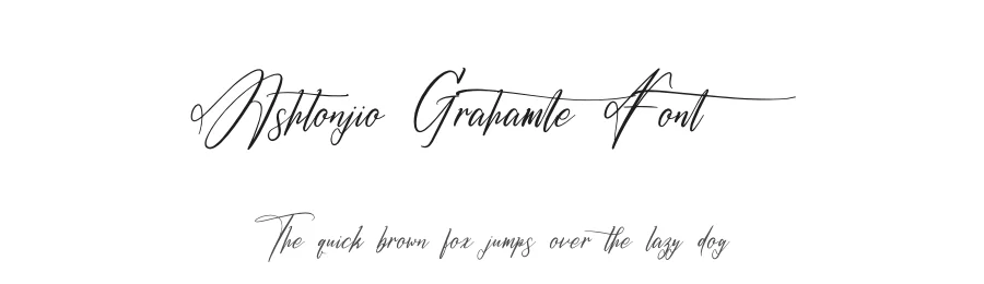 Ashtonjio Grahamte Font by letterenastudios — Script Handwritten Font