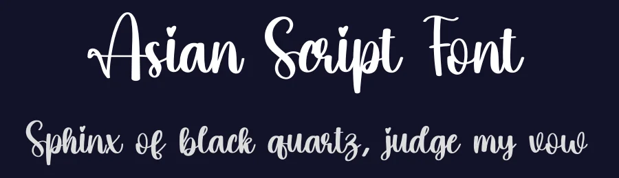 Asian Script Font by creativeletter — Script Handwritten Font — thumbnail 2
