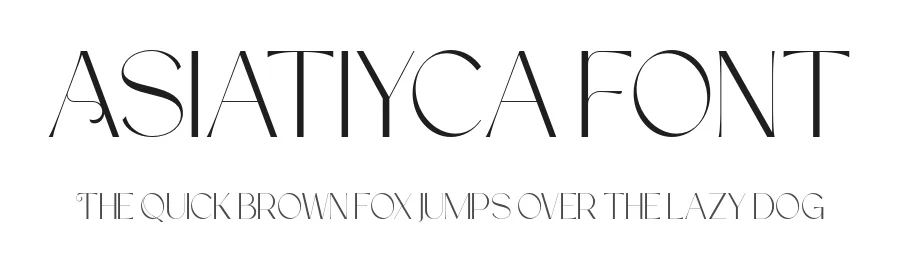 Asiatiyca Font by Fannan Studio — Sans Serif Font
