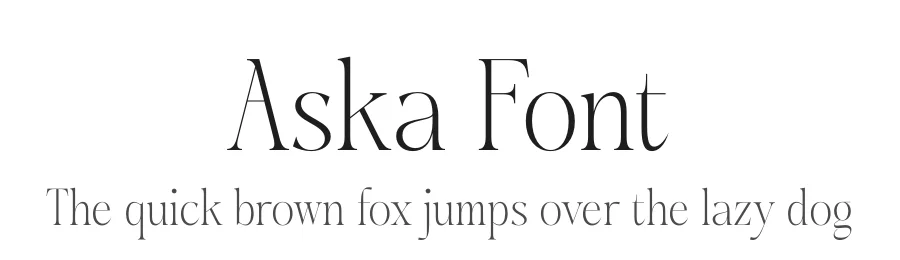 Aska Font by timelesstype.co — Display Font