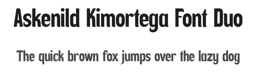 Askenild Kimortega Font Duo by Storytype — Script Handwritten Font