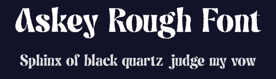 Askey Rough Font by craftsupplyco — Sans Serif Font — thumbnail 2