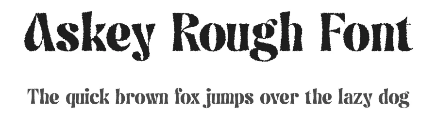 Askey Rough Font by craftsupplyco — Sans Serif Font