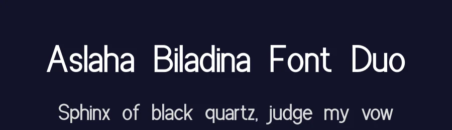 Aslaha Biladina Font Duo by GFRcreative — Sans Serif Font — thumbnail 2