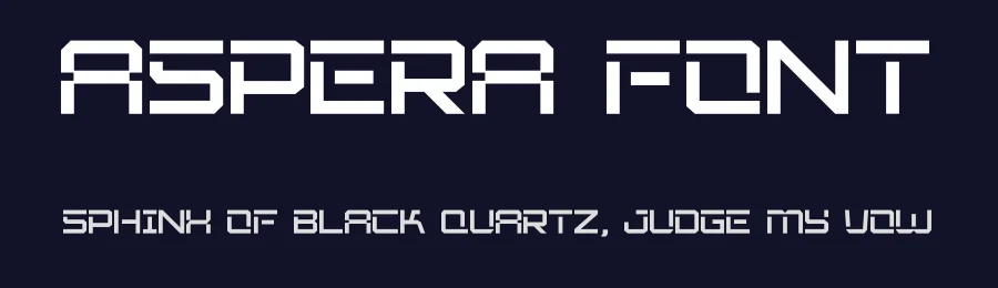 Aspera Font by vrozstudio — Display Font — thumbnail 2