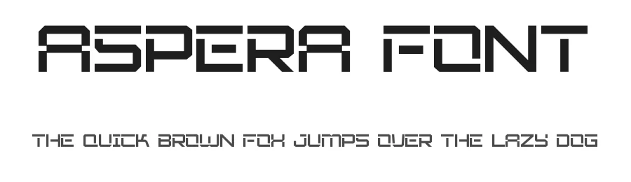 Aspera Font by vrozstudio โ Display Font