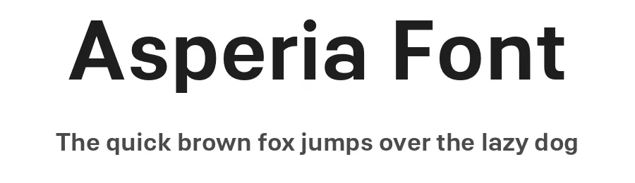 Asperia Font by NicolassFonts — Display Font