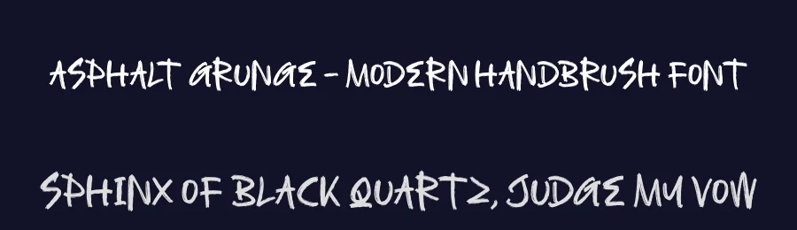 Asphalt Grunge – Modern Handbrush Font by stylishtype.co — Script Handwritten Font — thumbnail 2