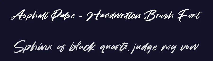 Asphalt Pulse – Handwritten Brush Font by stylishtype.co — Script Handwritten Font — thumbnail 2