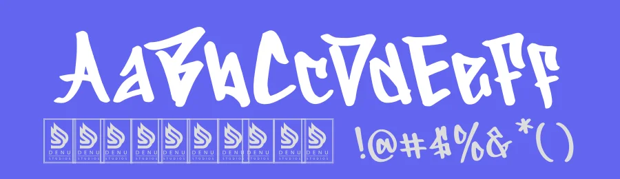 Asphalt Slasher | Graffiti Font by Denustudios — Decorative Font — thumbnail 3