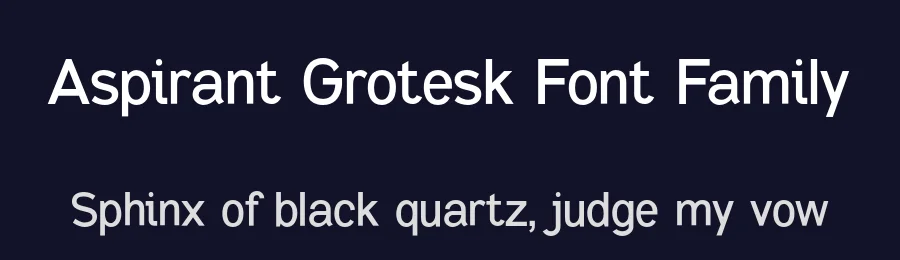 Aspirant Grotesk Font Family by UICreative — Decorative Font — thumbnail 2