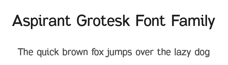 Aspirant Grotesk Font Family by UICreative — Decorative Font