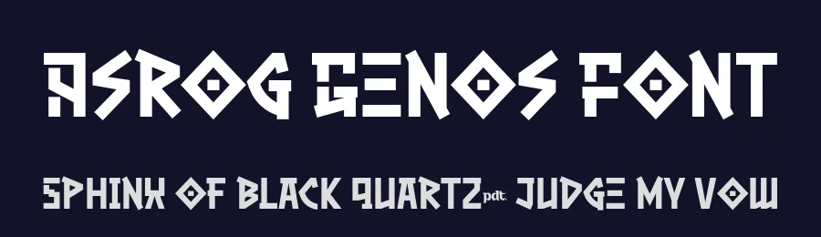 Asrog Genos Font by productype — Display Font — thumbnail 2
