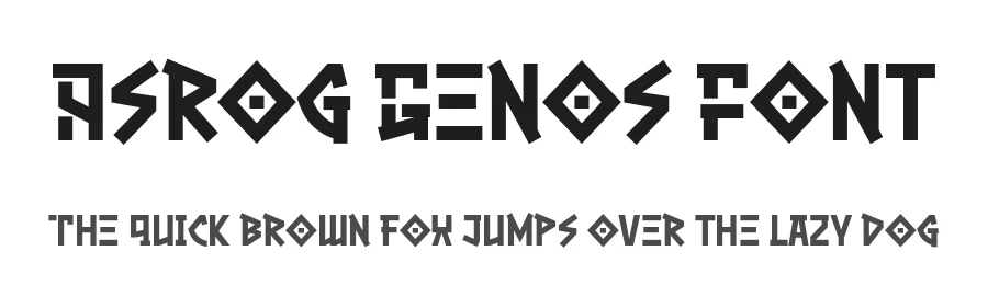 Asrog Genos Font by productype — Display Font