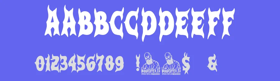 Ass Flavour Display Font by woodcutter — Display Font — thumbnail 3