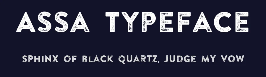 Assa Typeface by Monsterfonts — Display Font — thumbnail 2