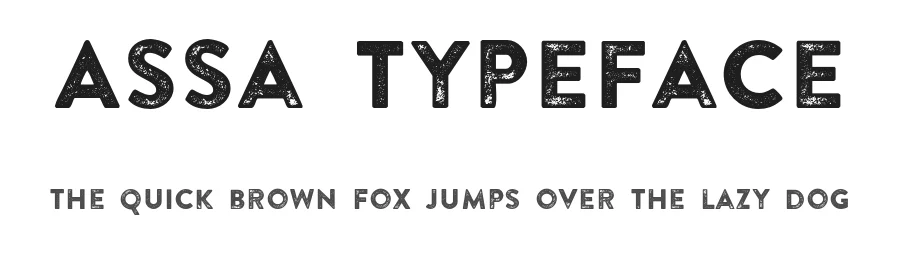 Assa Typeface by Monsterfonts — Display Font