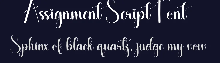 Assignment Script Font by creativeletter — Script Handwritten Font — thumbnail 2