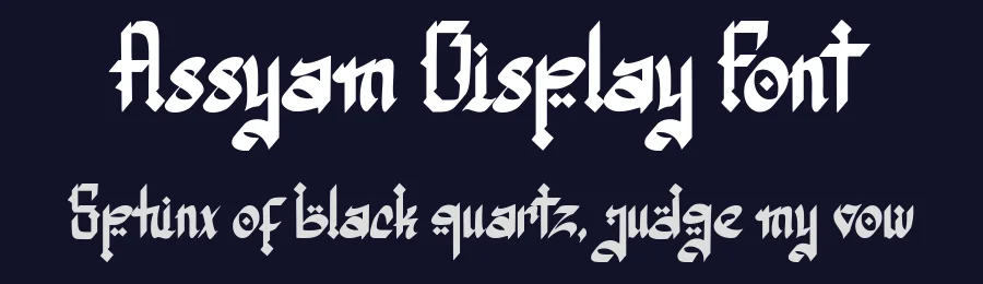 Assyam Display Font by typotopia — Display Font — thumbnail 2