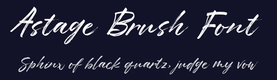 Astage Brush Font by Areatype — Script Handwritten Font — thumbnail 2
