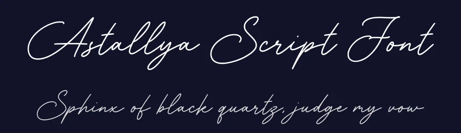 Astallya Script Font by Rockboy Studio — Script Handwritten Font — thumbnail 2