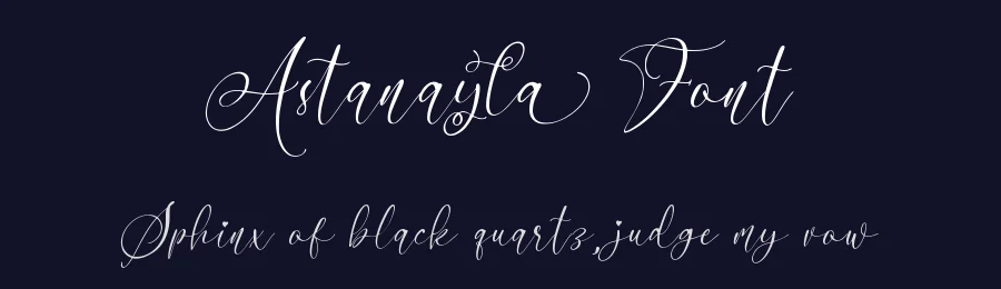 Astanayla Font by qwrtype — Script Handwritten Font — thumbnail 2