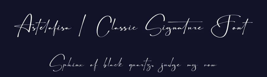 Astelafisa | Classic Signature Font by Denustudios — Script Handwritten Font — thumbnail 2