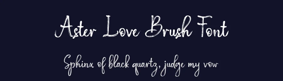 Aster Love Brush Font by stripesstudio — Script Handwritten Font — thumbnail 2