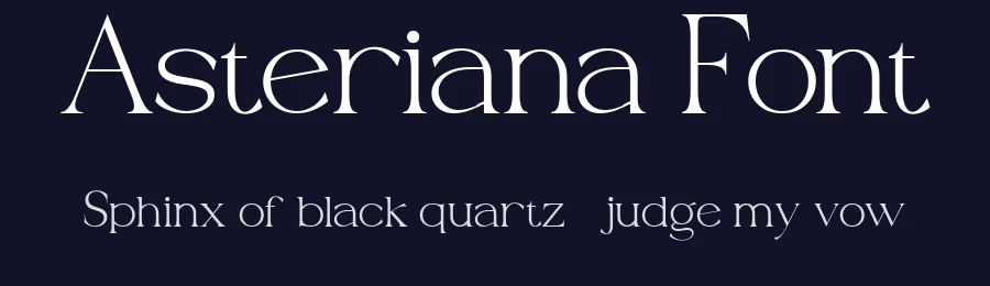 Asteriana Font by Typewriter tok — Serif Font — thumbnail 2