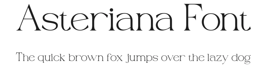 Asteriana Font by Typewriter tok — Serif Font