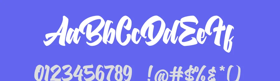 Asterik Layered Script Font by Rochart — Script Handwritten Font — thumbnail 3