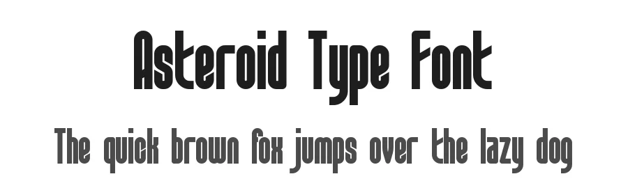 Asteroid Type Font by StringLabs — Display Font