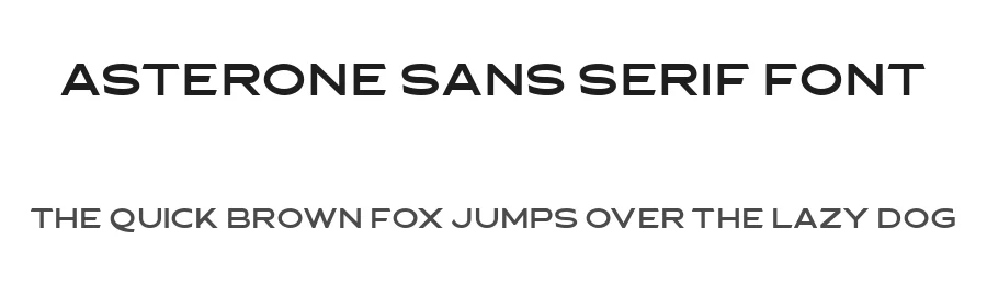 Asterone Sans Serif Font by Letterhend — Sans Serif Font