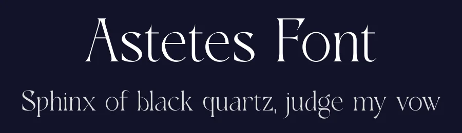 Astetes Font by SURATMI — Serif Font — thumbnail 2