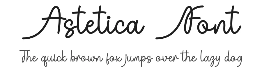 Astetica Font by DN Creative — Script Handwritten Font