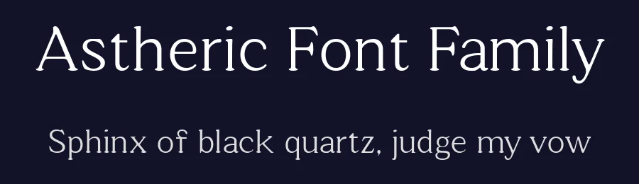 Astheric Font Family by Mantype Studio — Display Font — thumbnail 2