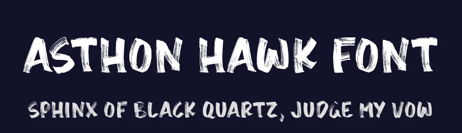 Asthon Hawk Font by Timur type — Script Handwritten Font — thumbnail 2