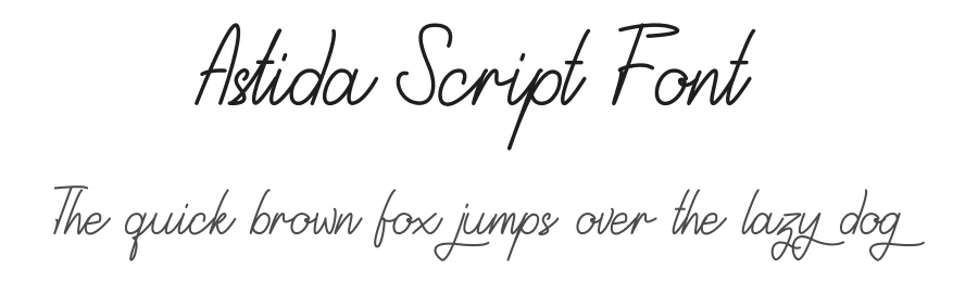 Astida Script Font by Icreatype — Decorative Font