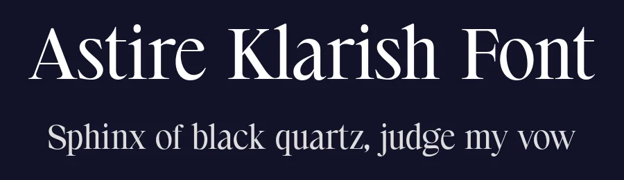 Astire Klarish Font by Doratypefoundry — Serif Font — thumbnail 2