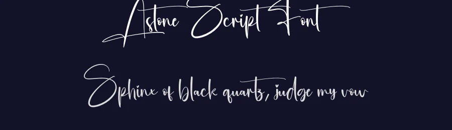 Astone Script Font by creativeletter — Script Handwritten Font — thumbnail 2
