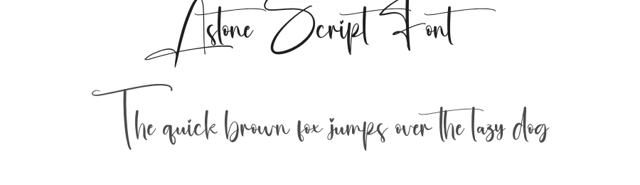 Astone Script Font by creativeletter — Script Handwritten Font