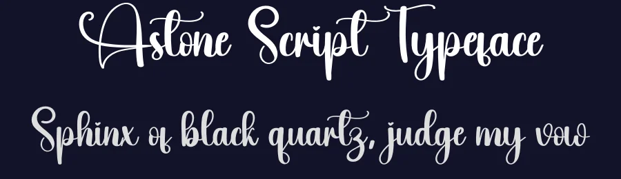 Astone Script Typeface by creativeletter — Script Handwritten Font — thumbnail 2