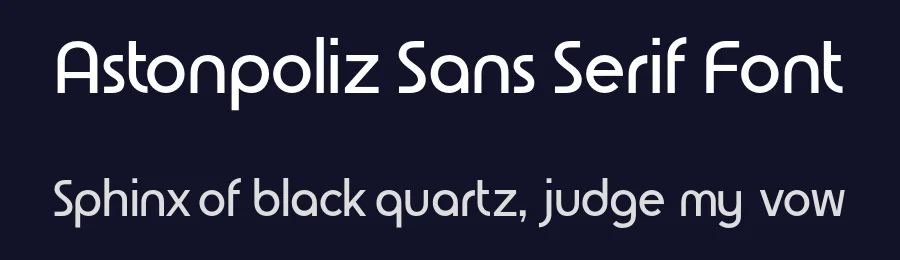 Astonpoliz Sans Serif Font by hujantype — Decorative Font — thumbnail 2