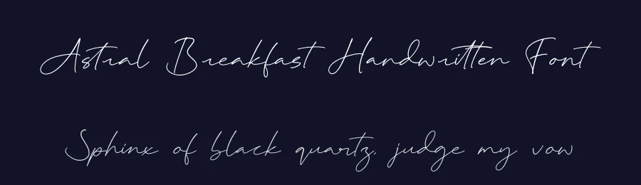 Astral Breakfast Handwritten Font by Operatype.Co — Display Font — thumbnail 2